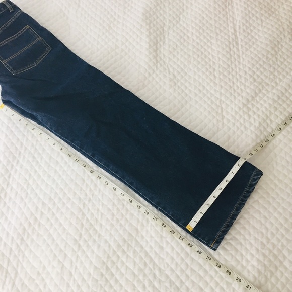 LL Bean Lined Jeans Girls 14 - Picture 5 of 8